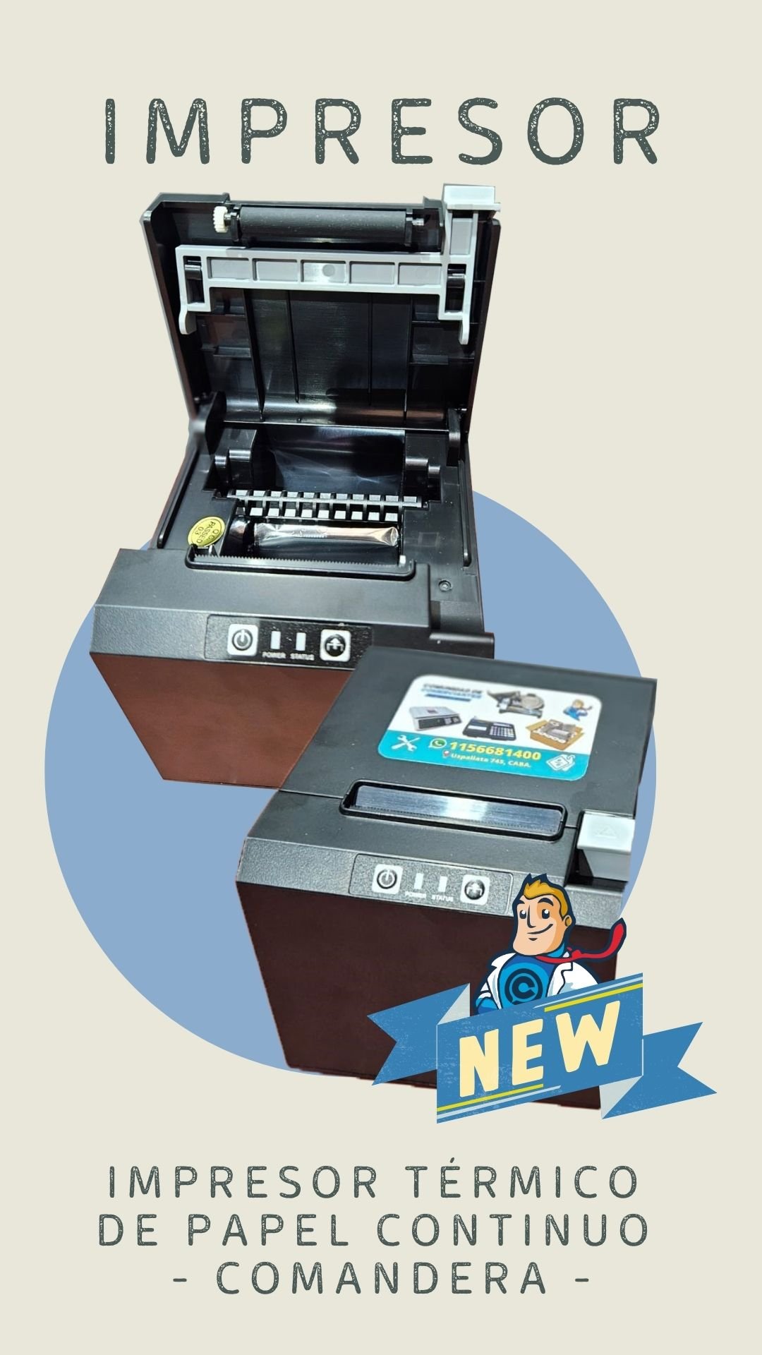 Emite tickets con este impresor