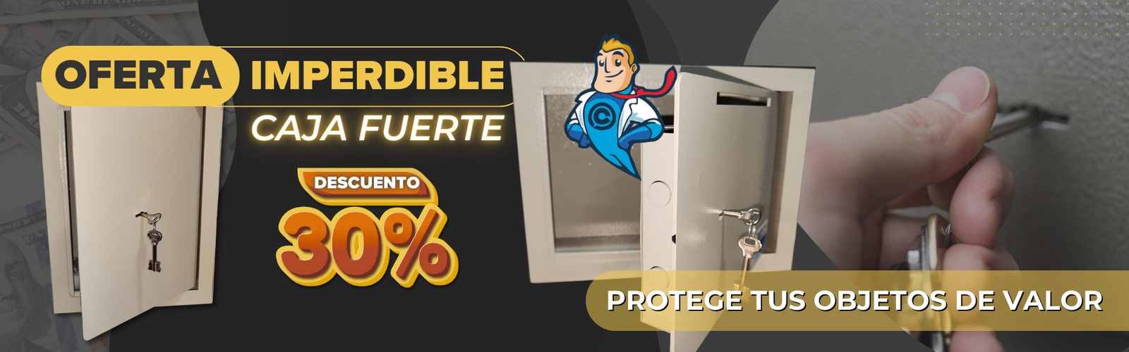 Banner cajas fuerte